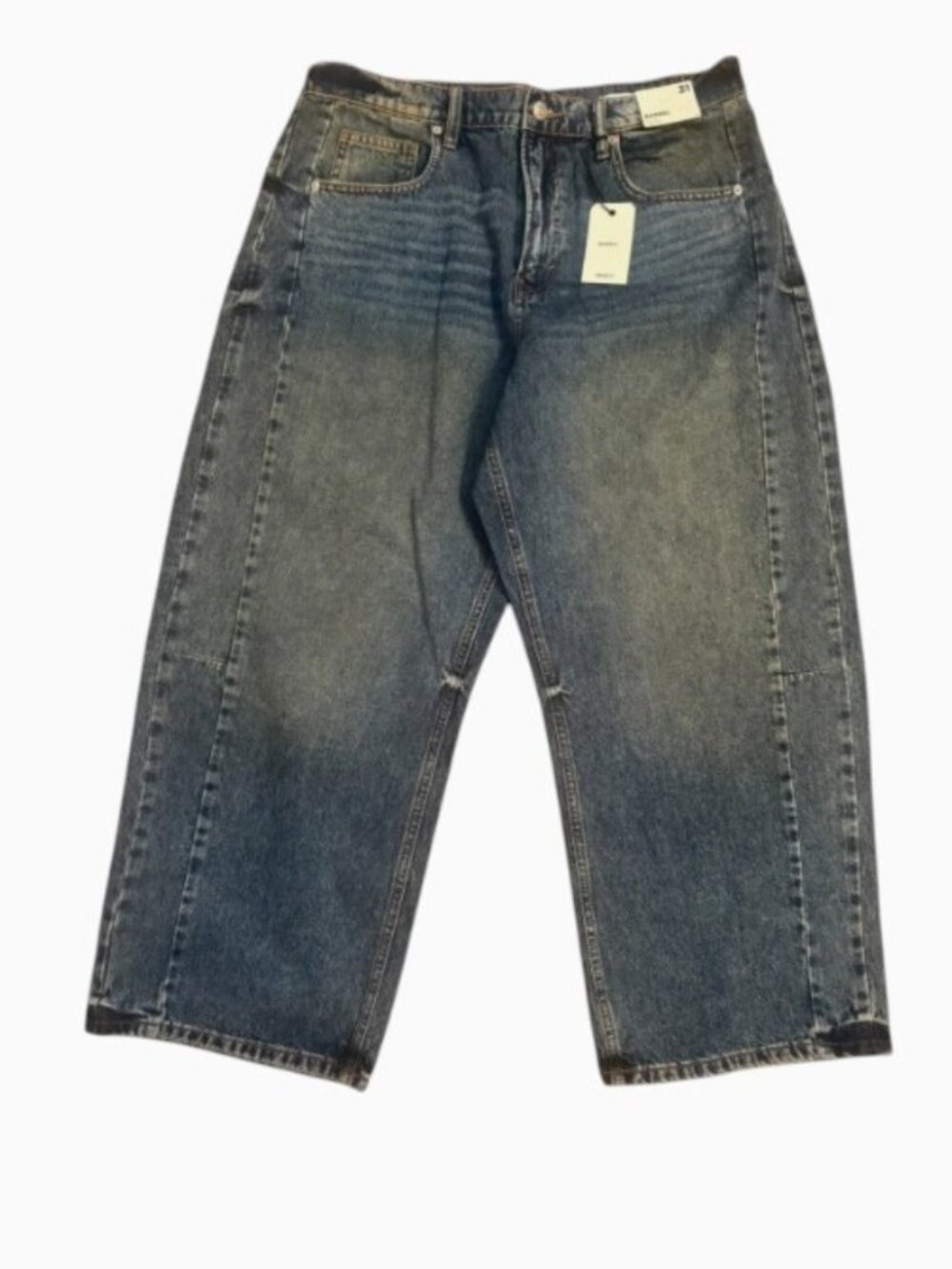 Share Forever 21 Womens Barrel Fit Jeans Size 31 Blue High Rise